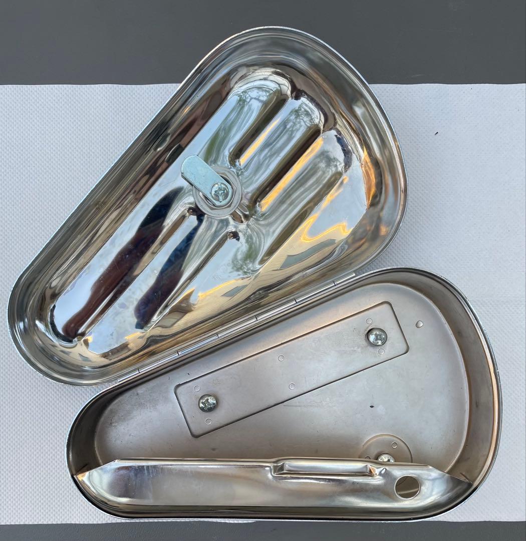 うえはらっち様　ハーレー純正 クローム ツールボックス 鍵付き