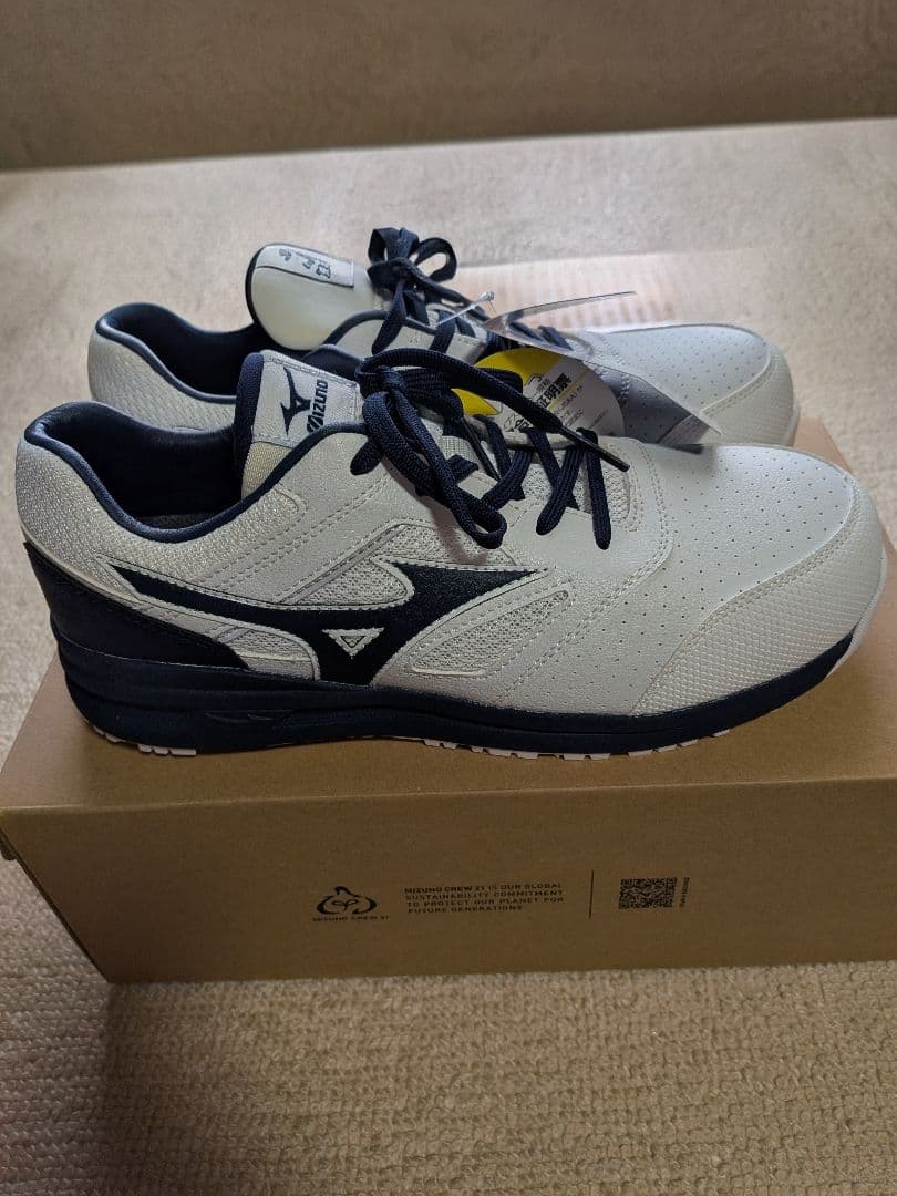 Mizuno 安全靴 ホワイト/ブラック