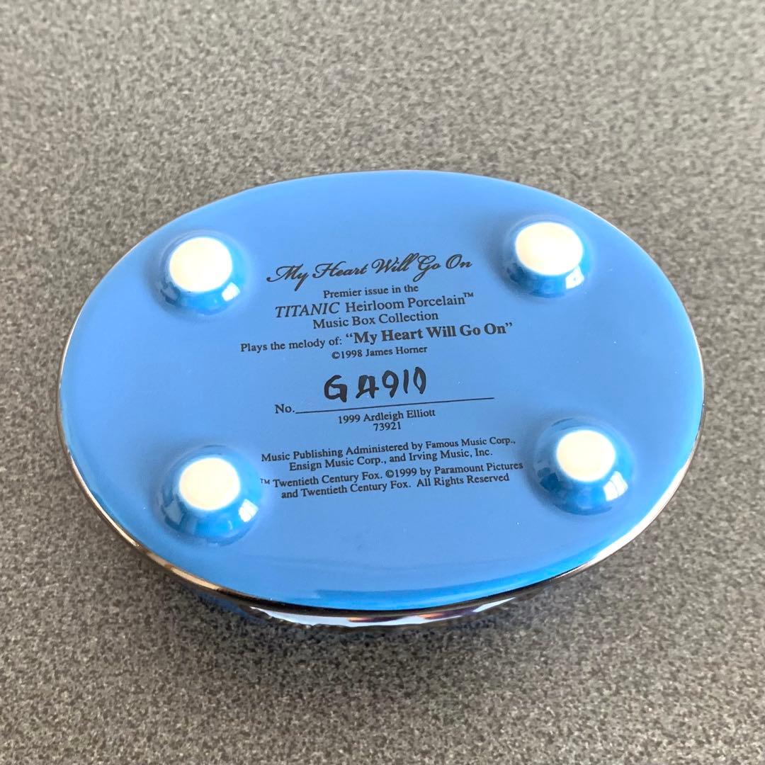 タイタニック Titanic オルゴール インテリア 記念品 証明書付