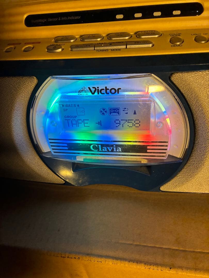 ビクターJVC　RC-G1MD-W CD-MDポータブルシステム　Clavia