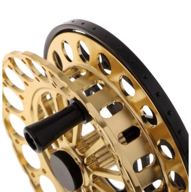 フライリール ステンレス鋼 イカダ リール チヌリール  2つの玉軸 ２サイズ