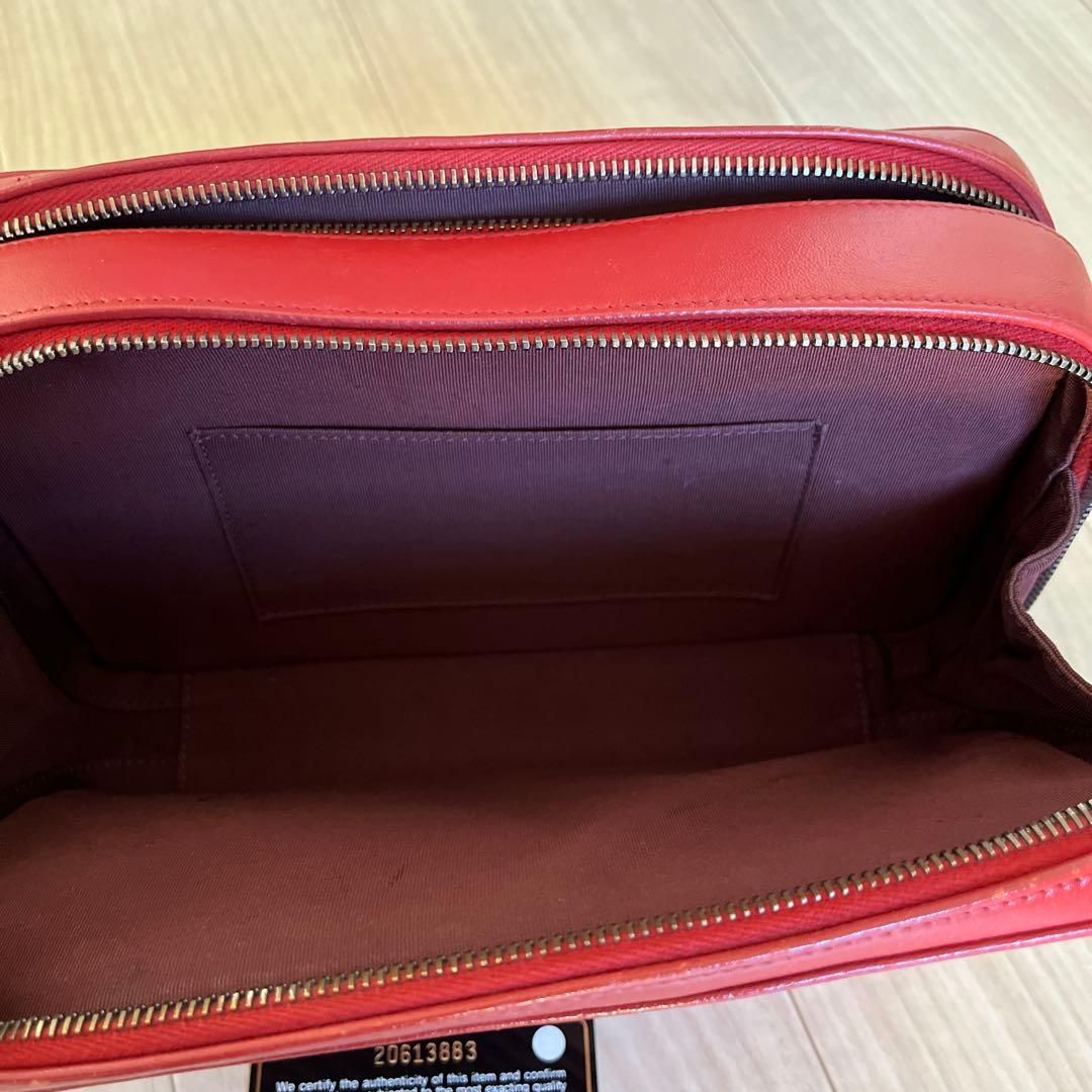 小*郎様 レッド ショルダーバッグ　ボーイシャネル