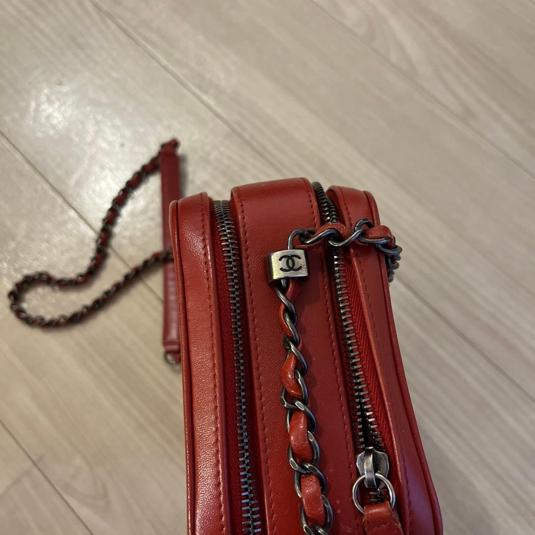 小*郎様 レッド ショルダーバッグ　ボーイシャネル