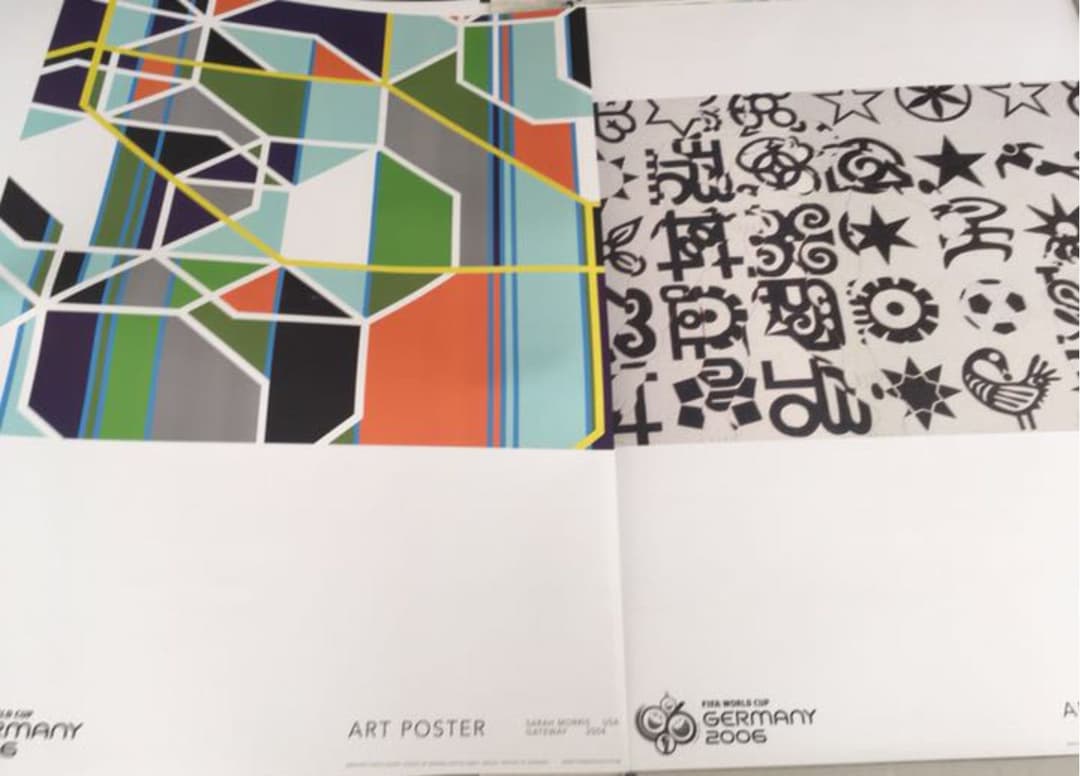 2006年ドイツワールドカップ　オフィシャルポスター　特別セット　美品