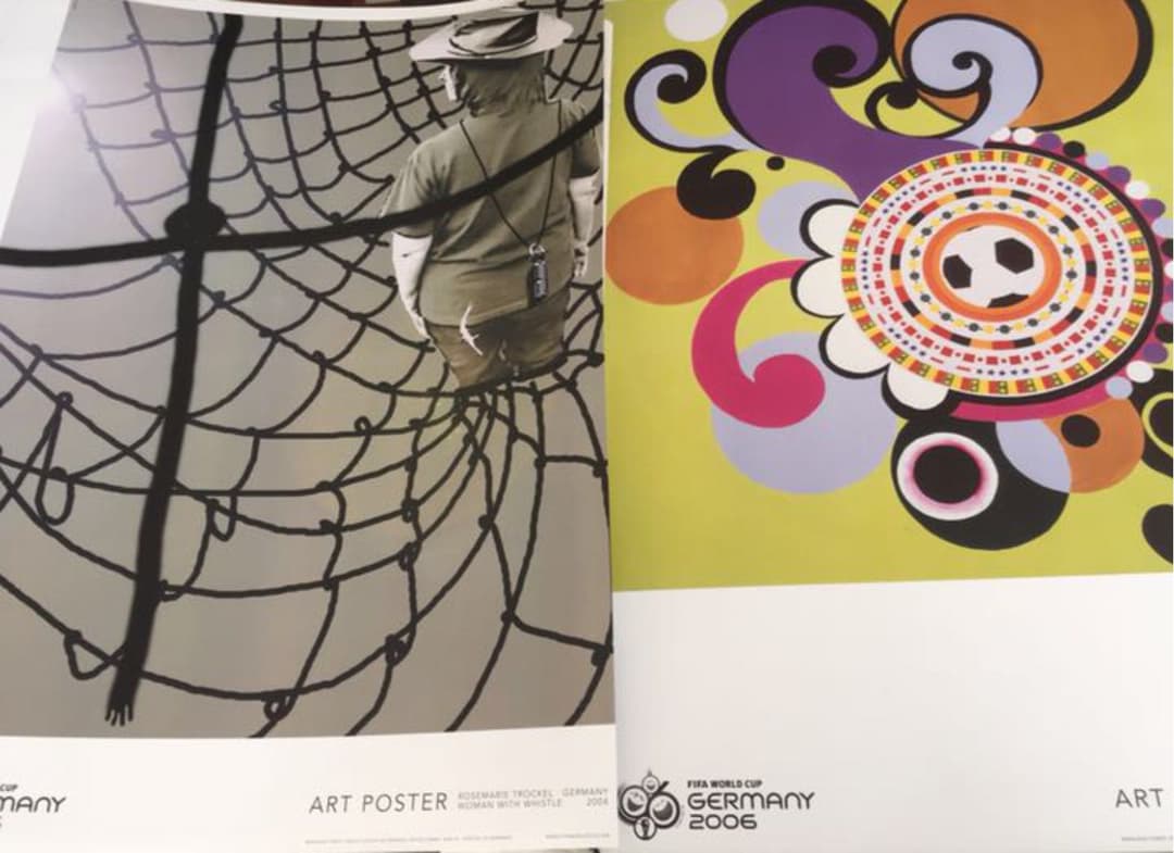 2006年ドイツワールドカップ　オフィシャルポスター　特別セット　美品