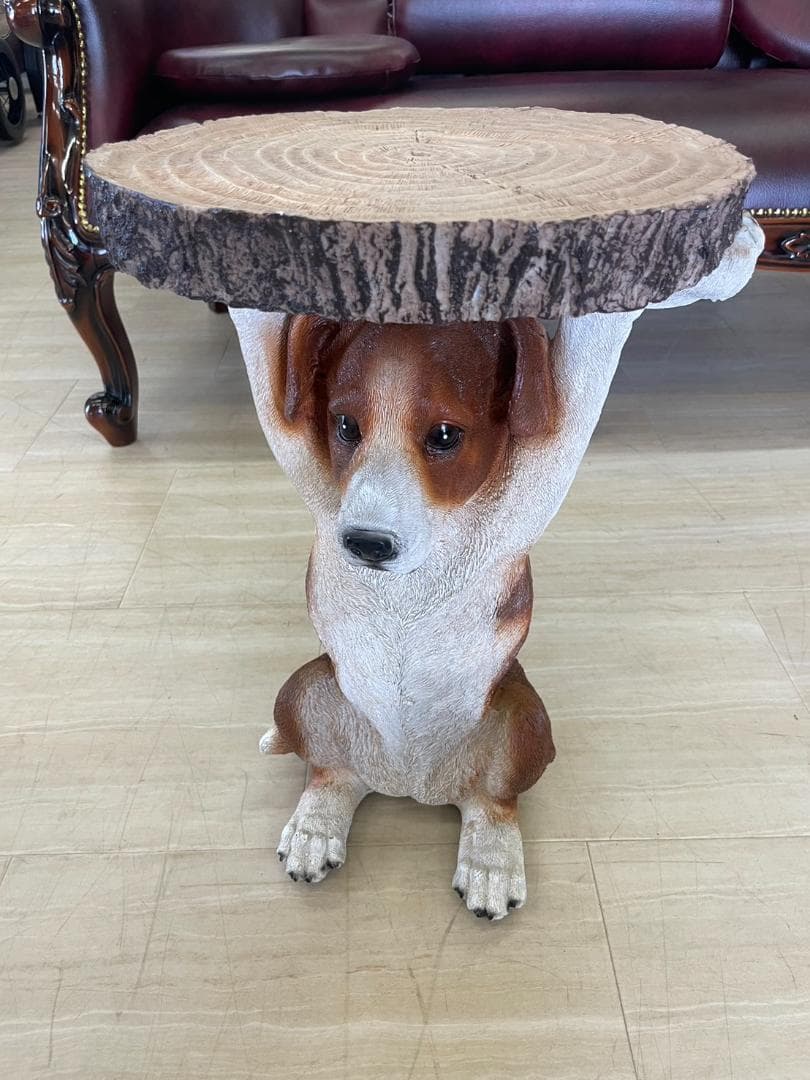 ジャックラッセルテリア　サイドテーブル　ミニテーブル　アニマル　動物　テーブル