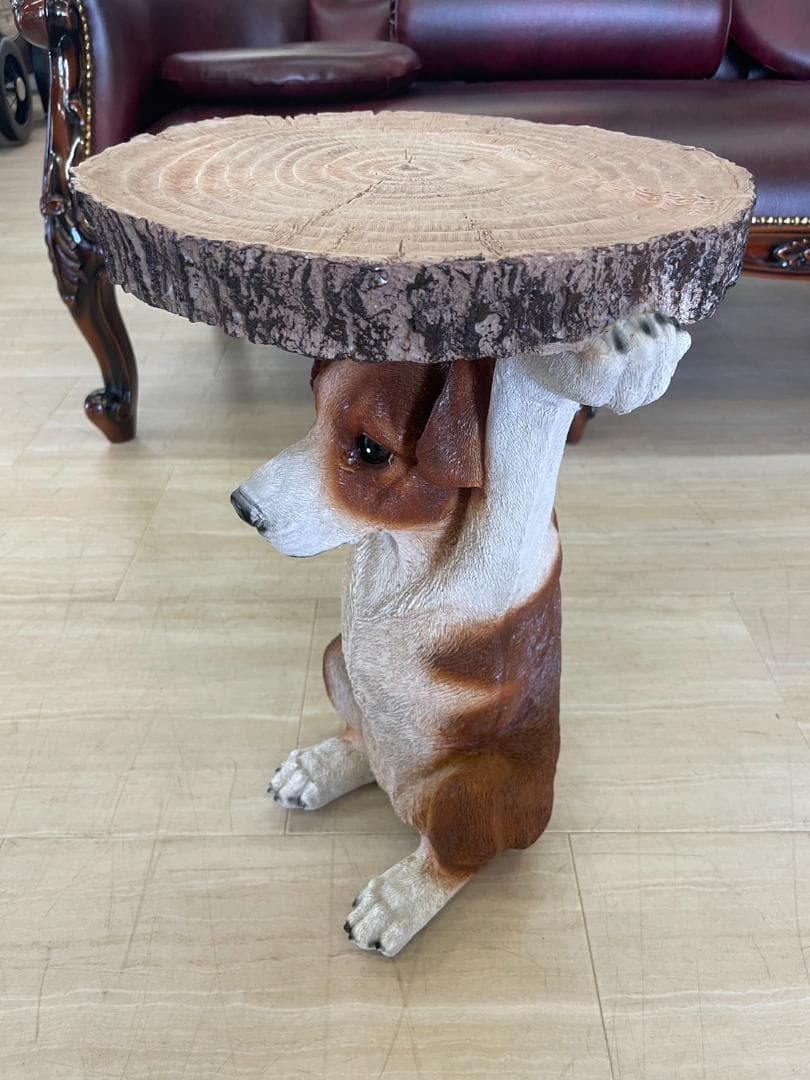 ジャックラッセルテリア　サイドテーブル　ミニテーブル　アニマル　動物　テーブル