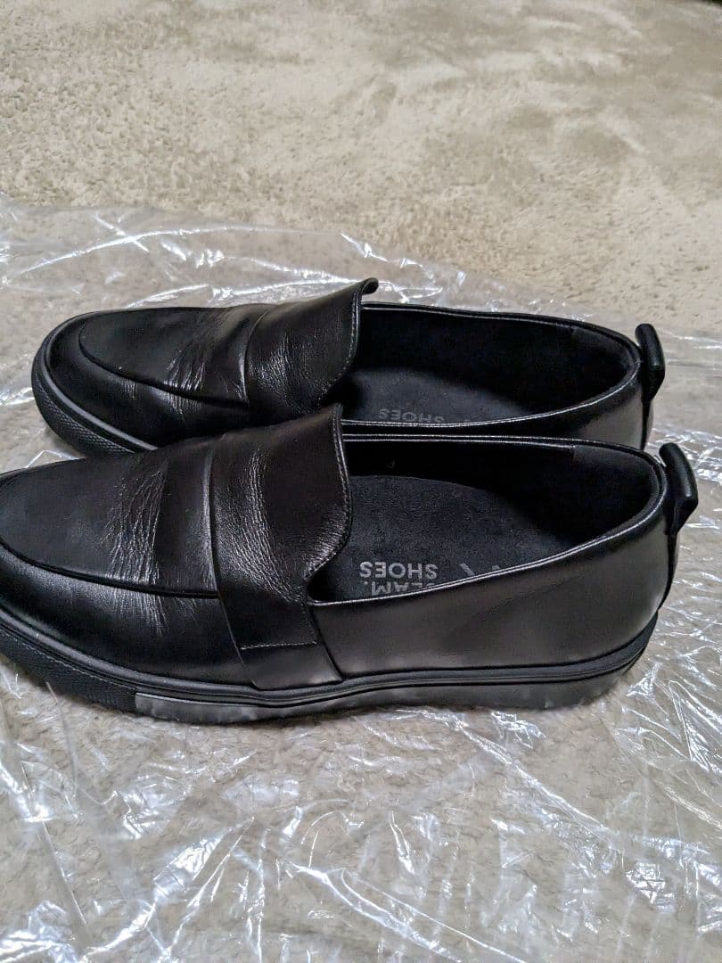 ＳＥＡＭ.SHOES ローファー　ブラック　23.5