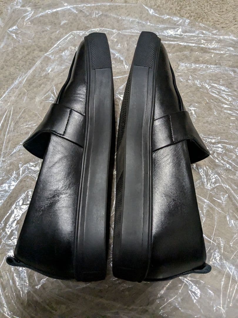 ＳＥＡＭ.SHOES ローファー　ブラック　23.5