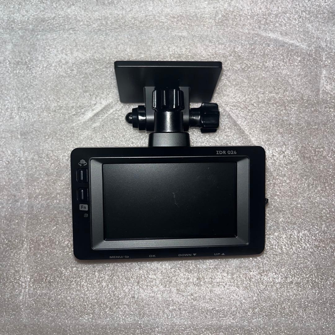コムテック ZDR-026 ドライブレコーダー 前後　オプション駐車監視機能付