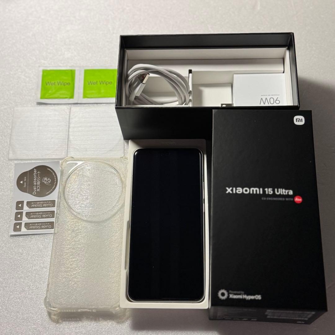 美品 Xiaomi 15 Ultra 16GB+512GB SIMフリースマホ