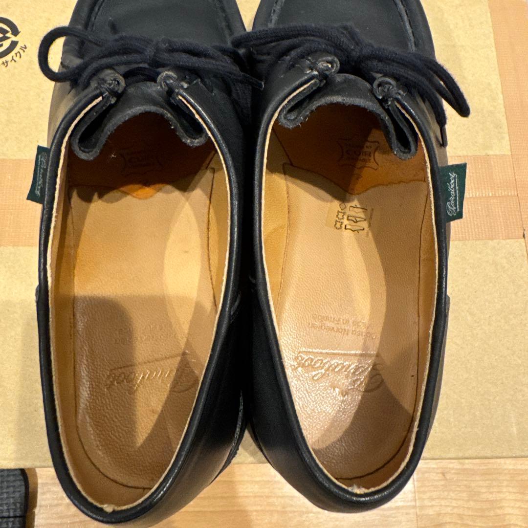 美品 パラブーツ ミカエル 41 黒
