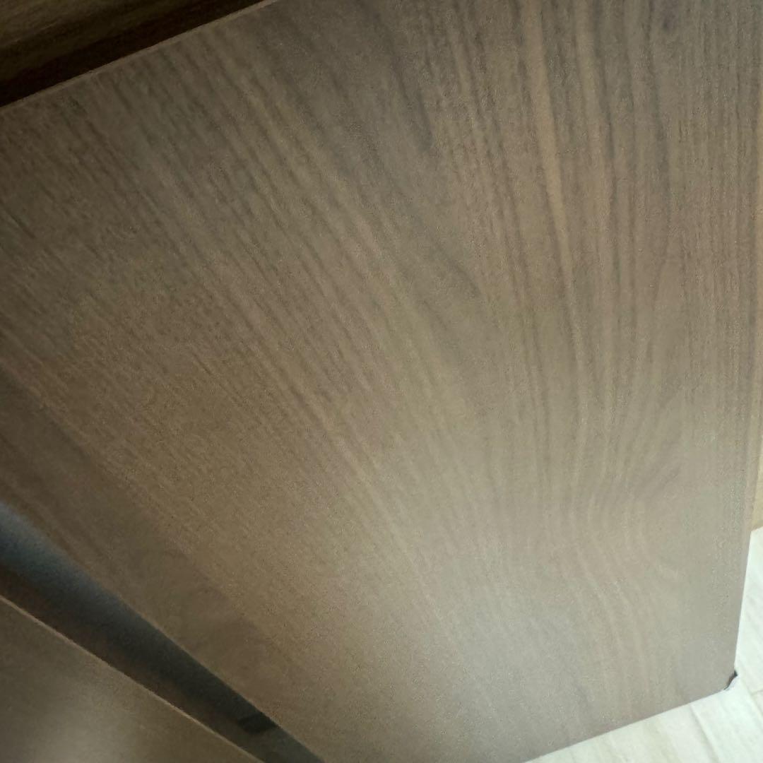 ステンレスユニットシェルフ　追加棚　ウォールナット材