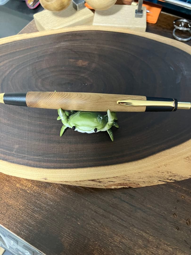 屋久杉工房京 無垢 光明瘤 ボールペン 2本セット