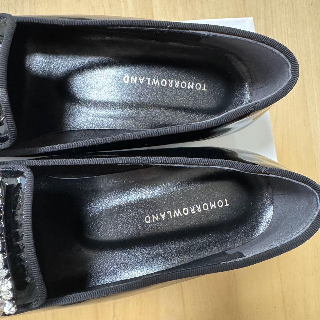 ピッピシックビジューオペラローファー　トゥモローランド パンプス　エナメル　37