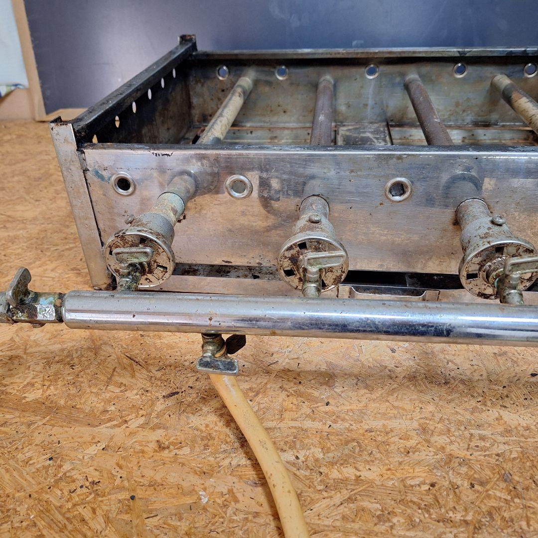 都市ガス　焼き台　ステンレス　業務用　グリル