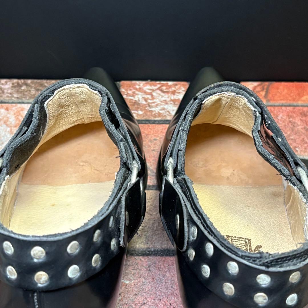 ハーレーダビッドソン　リングブーツ ローファー　メタルロゴ　スペイン製　26.5