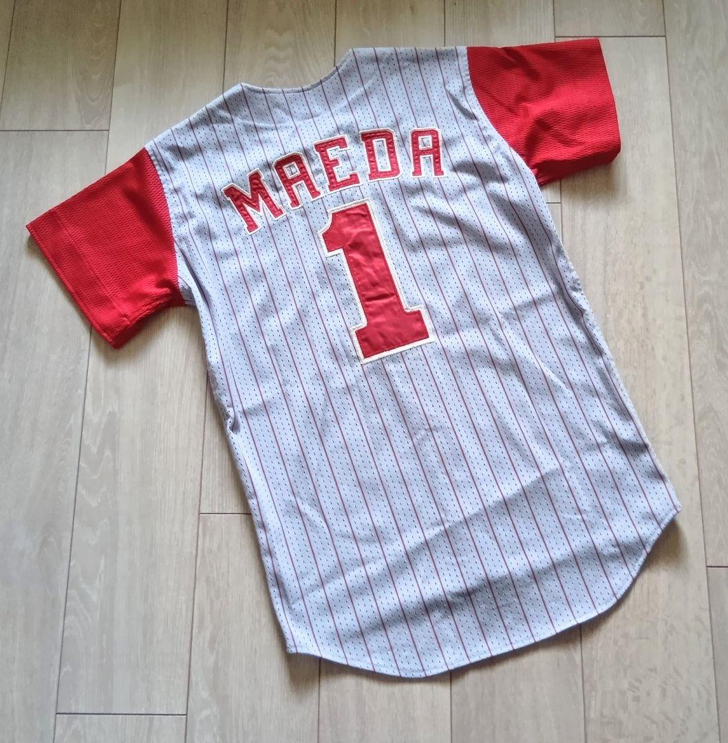 【当時物】広島　カープ　前田智徳　ビジター　ユニフォーム　デサント　S