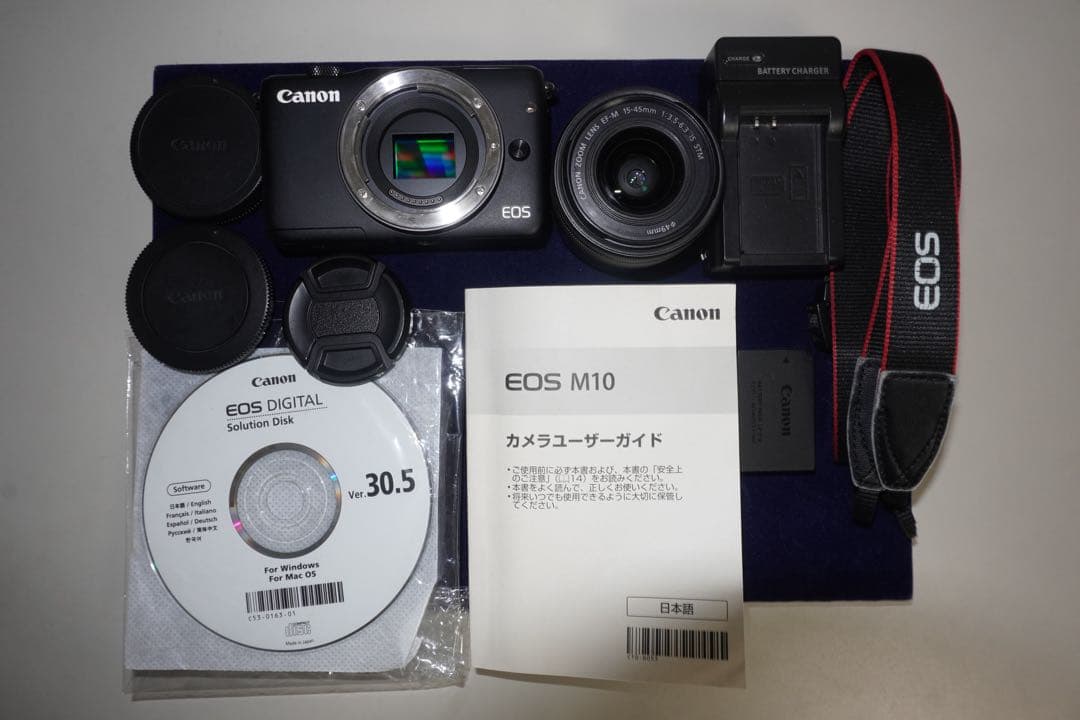 [WiFi転送可]Canon EOS M10 ミラーレス一眼 フルセット