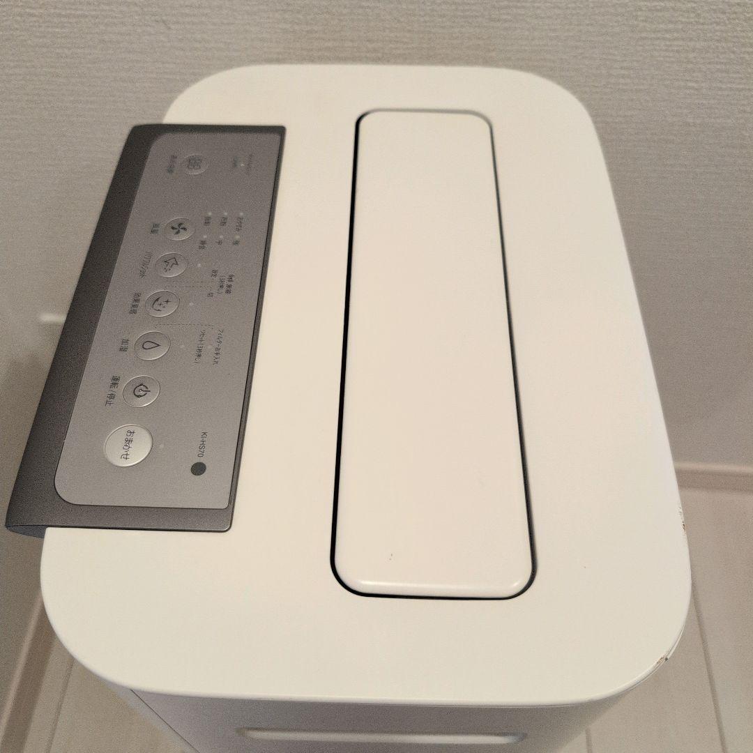 集塵フィルタ交換済　シャープ加湿空気清浄機 KI-HS70-W