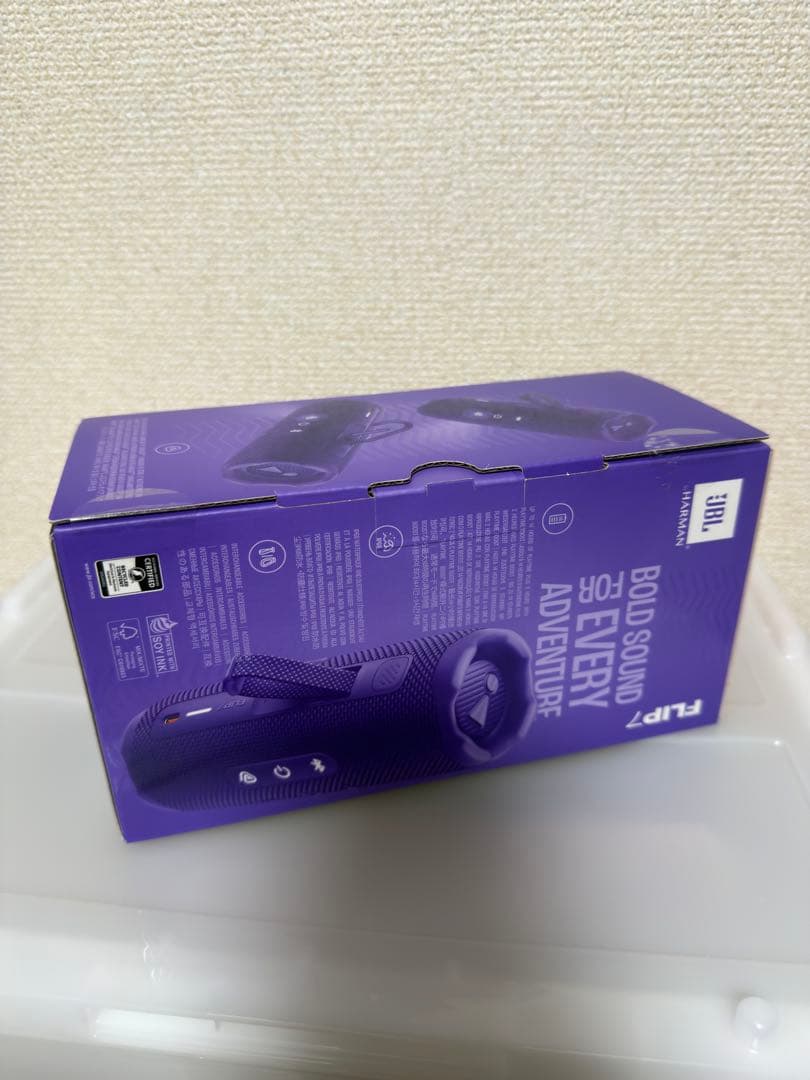 【新品】JBL FLIP 7 ポータブルスピーカー 防水防塵 パープル