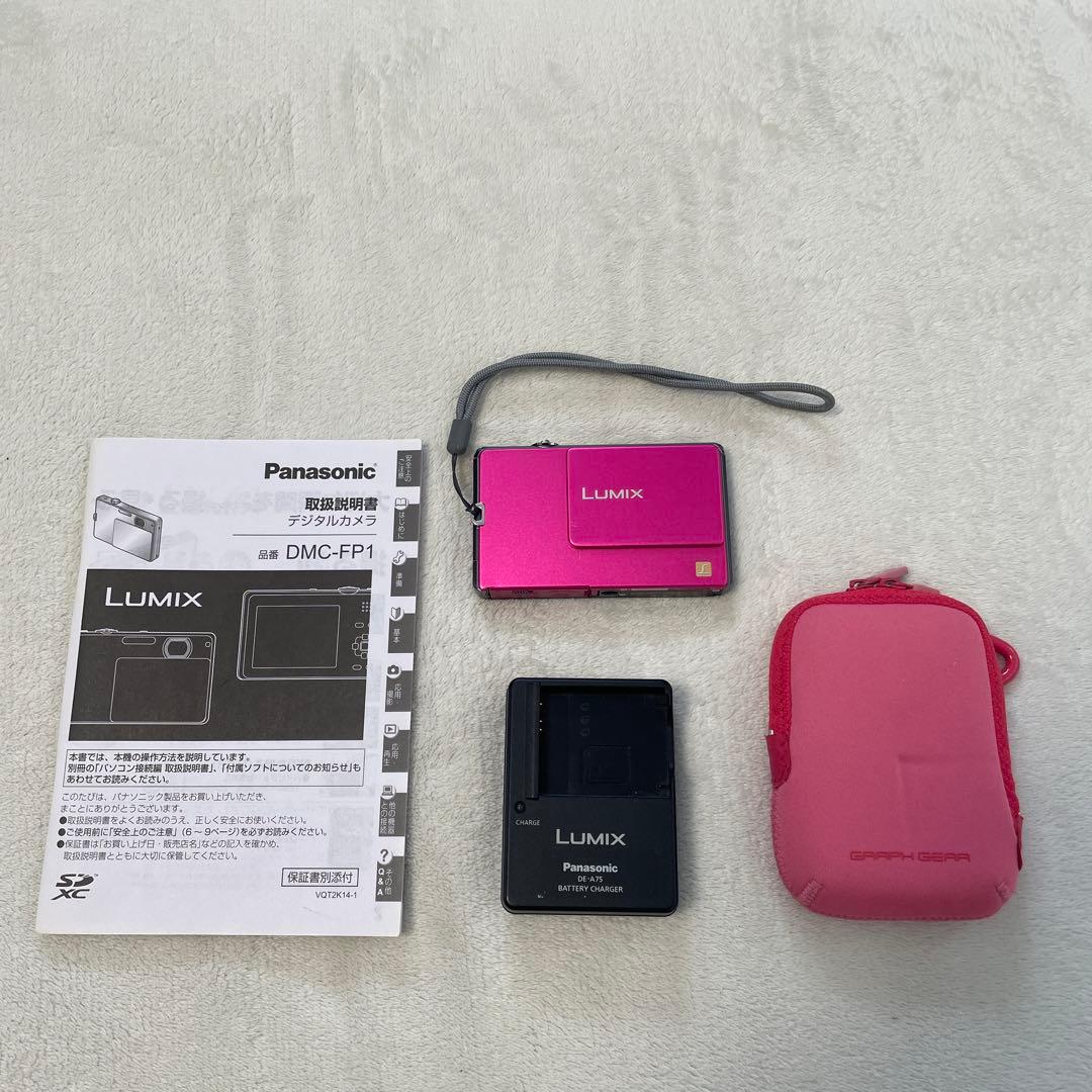 取説付　Panasonic LUMIX DMC-FP1 SDカードおまけ