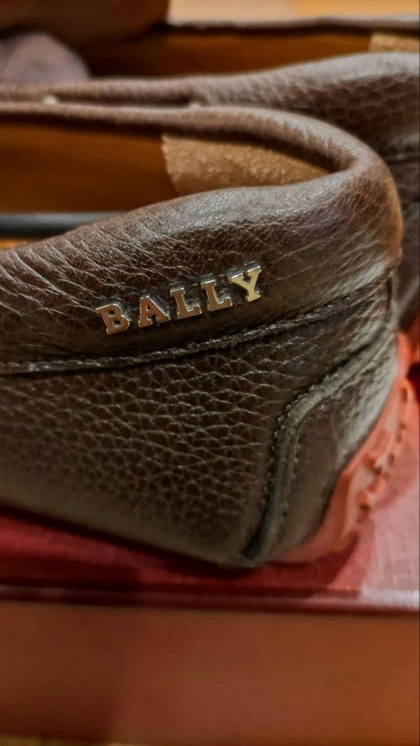 新品未使用バリーBALLYドライビングシューズ　26.5cm 茶