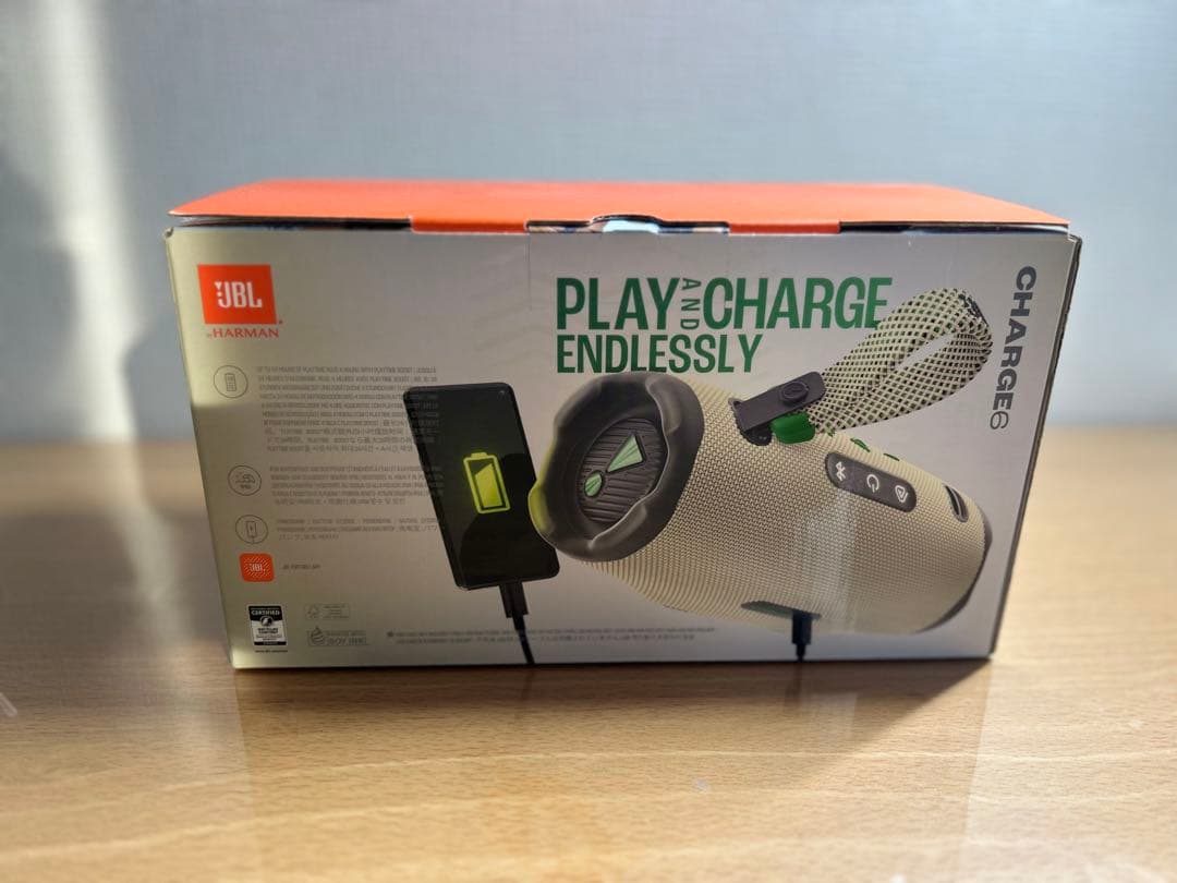 JBL Charge6 ウィンブルドングリーン箱付き