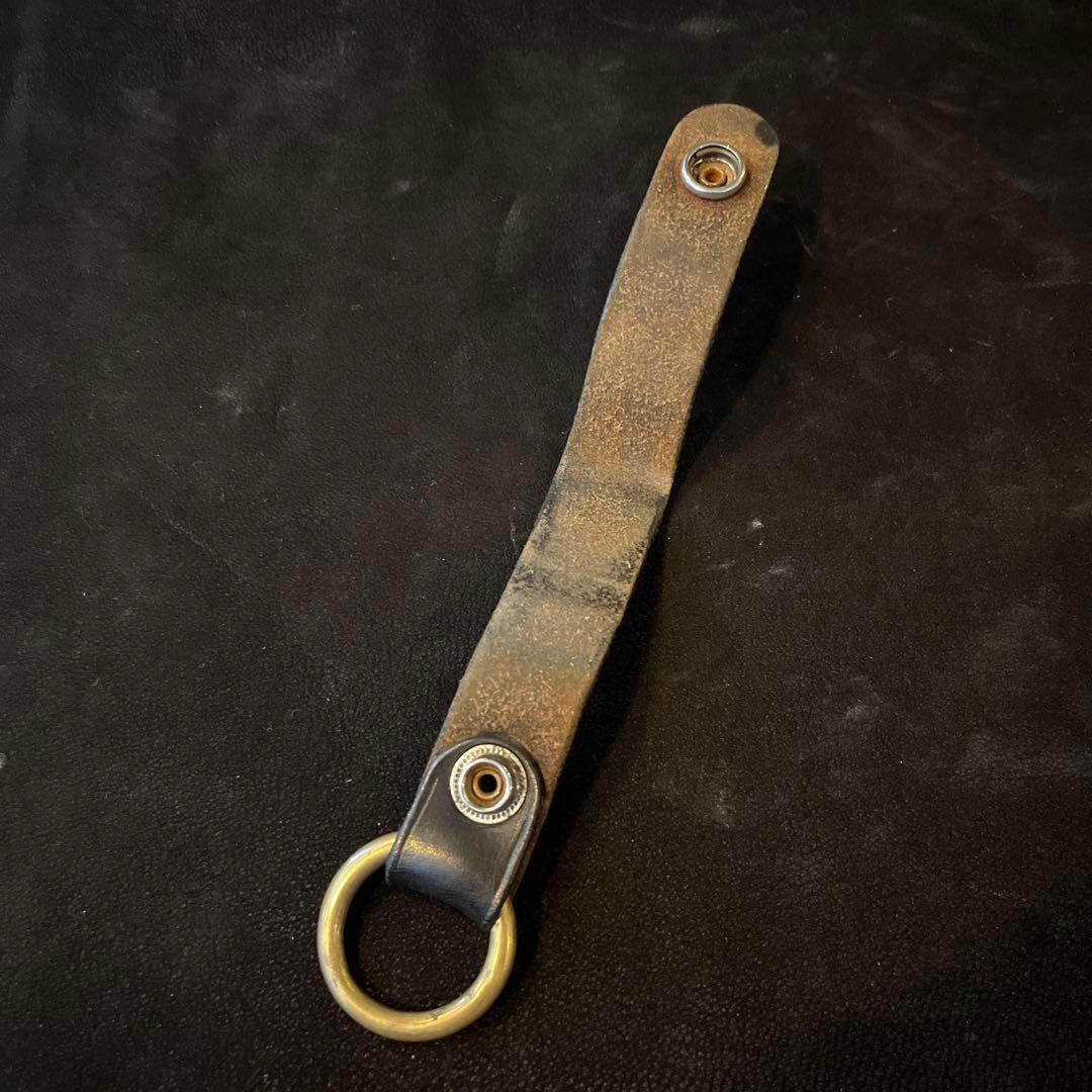 ストップライト stopLight キーホルダー レザー シルバー