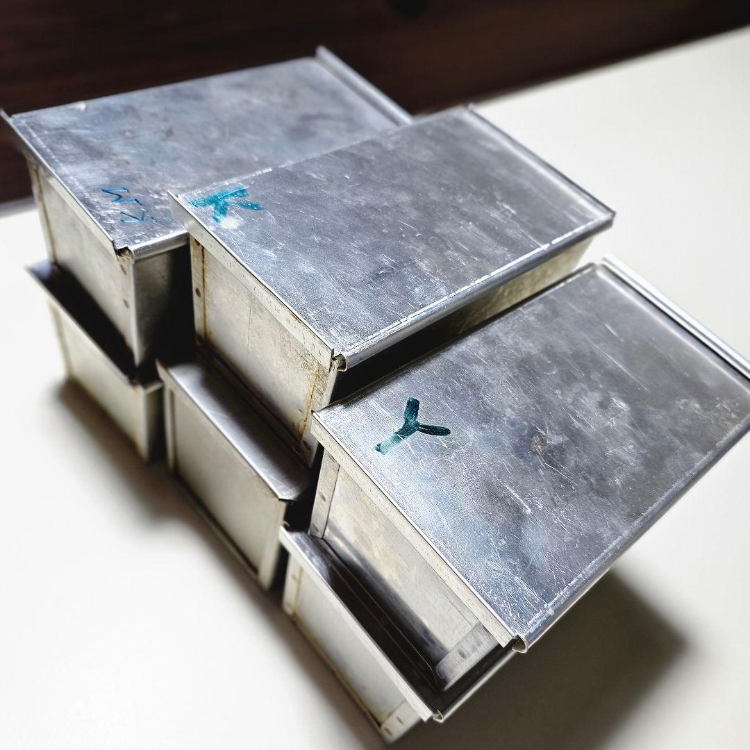 パン型 1.5斤 ふた付き 6個 セット