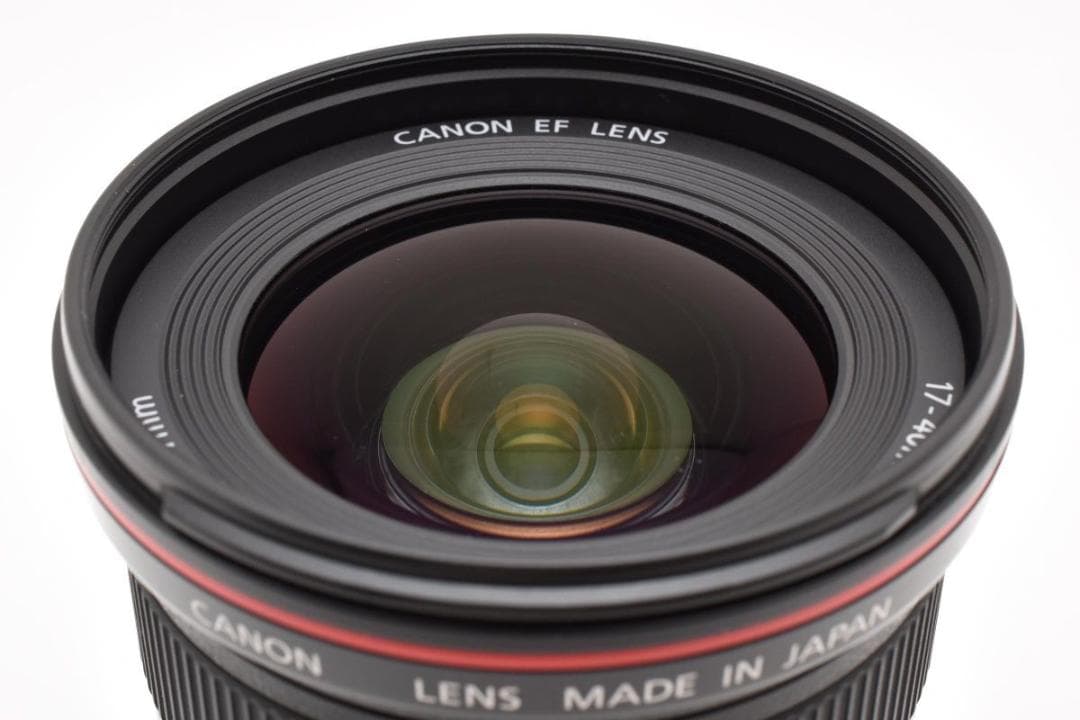 美品　フィルター付　Canon EF17-40mm F4L USM