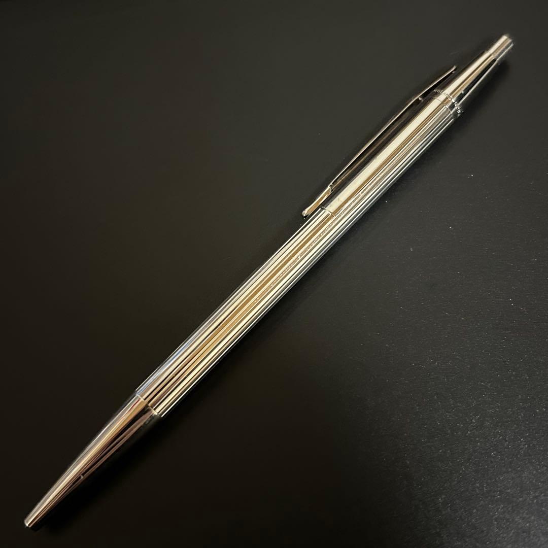 モンブラン ノブレス スリムライン ボールペン シルバー プレート