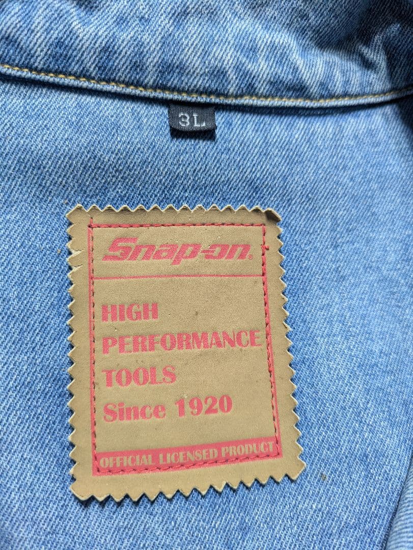 希少Snap-on デニムオーバーオール