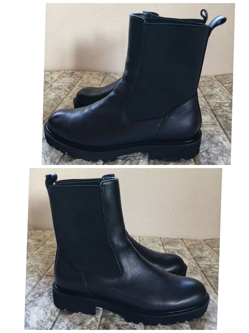 Odette e Odile サイドゴアブーツ チェルシーブーツ 25