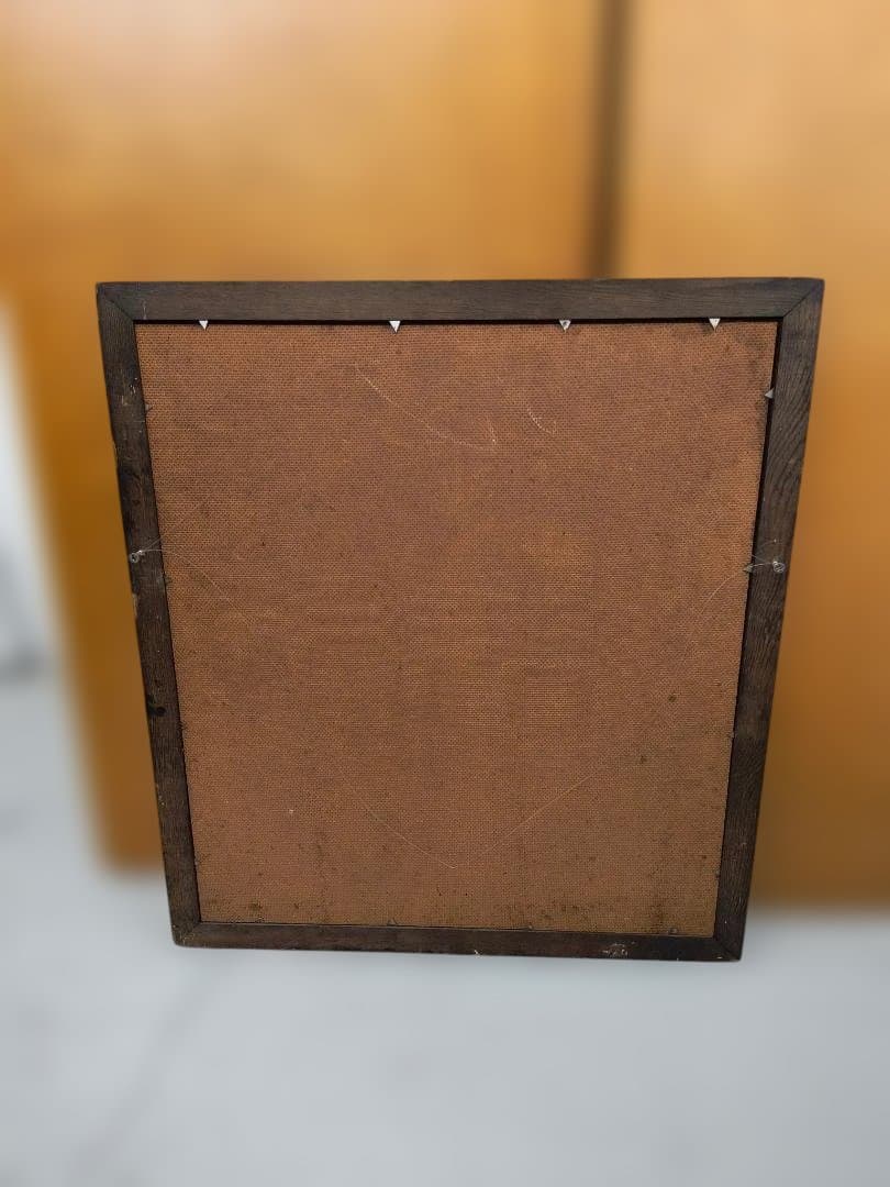 Ah! Bisto レトロ広告 フレーム付き鏡　アンティーク品