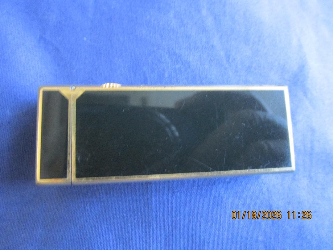 ダンヒル　ガスライター　箱・説明書あり　発火未確認　程度は良さそうです。