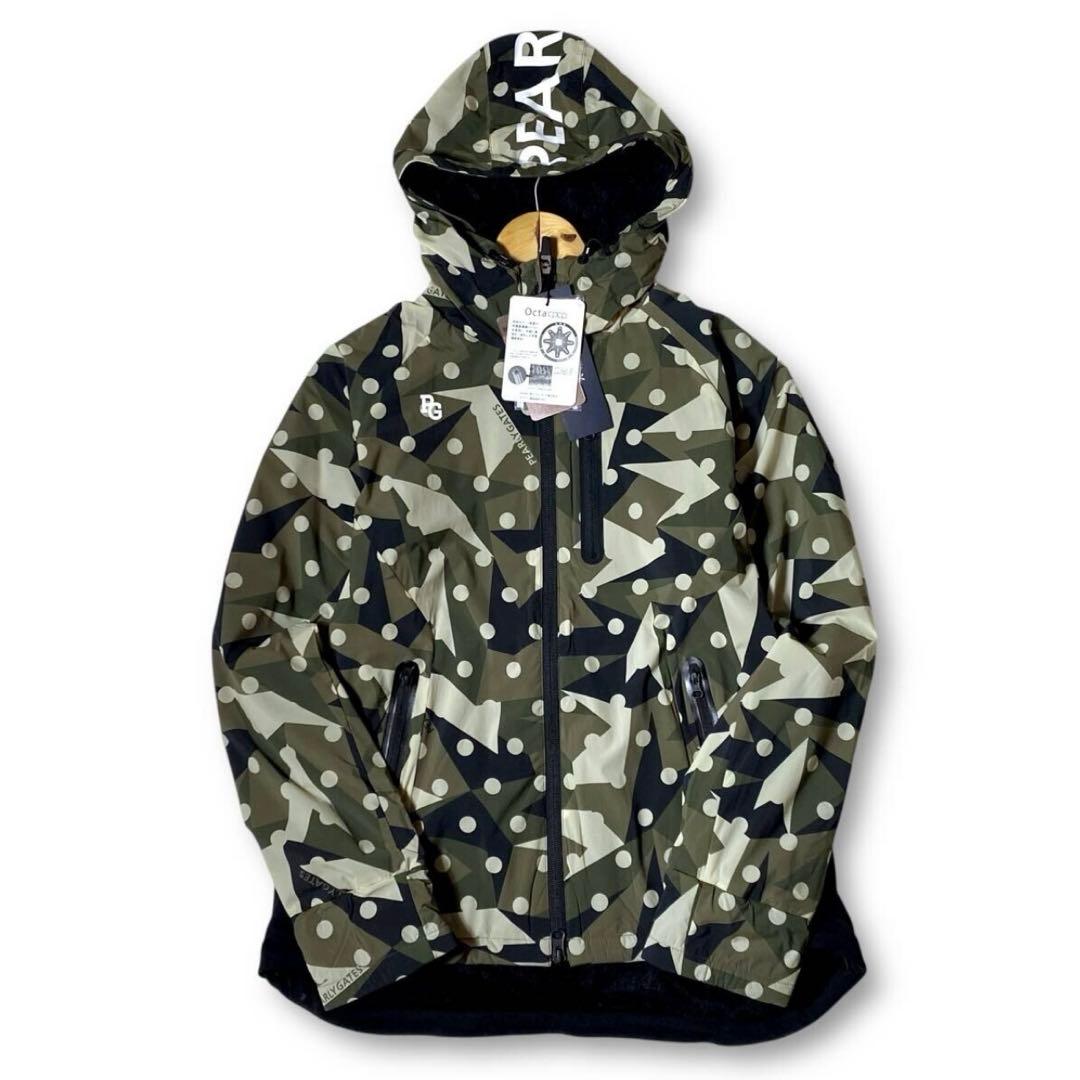 新品 完売5.7万 パーリーゲイツ OCTA フリース 迷彩 カモフラ 1 防風