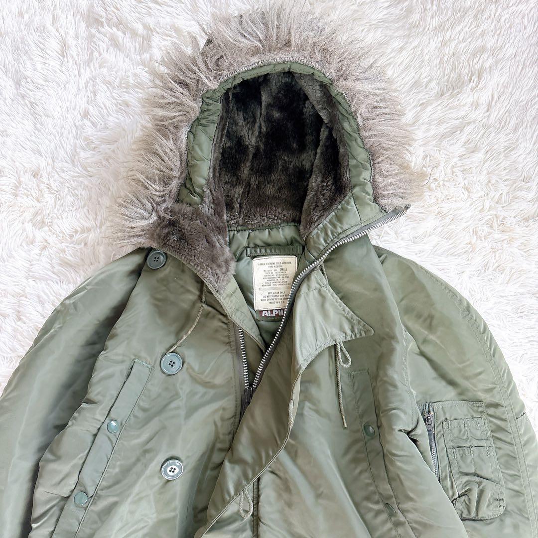 USA製 ALPHA N-3B ジャケット ヴィンテージ 旧タグ