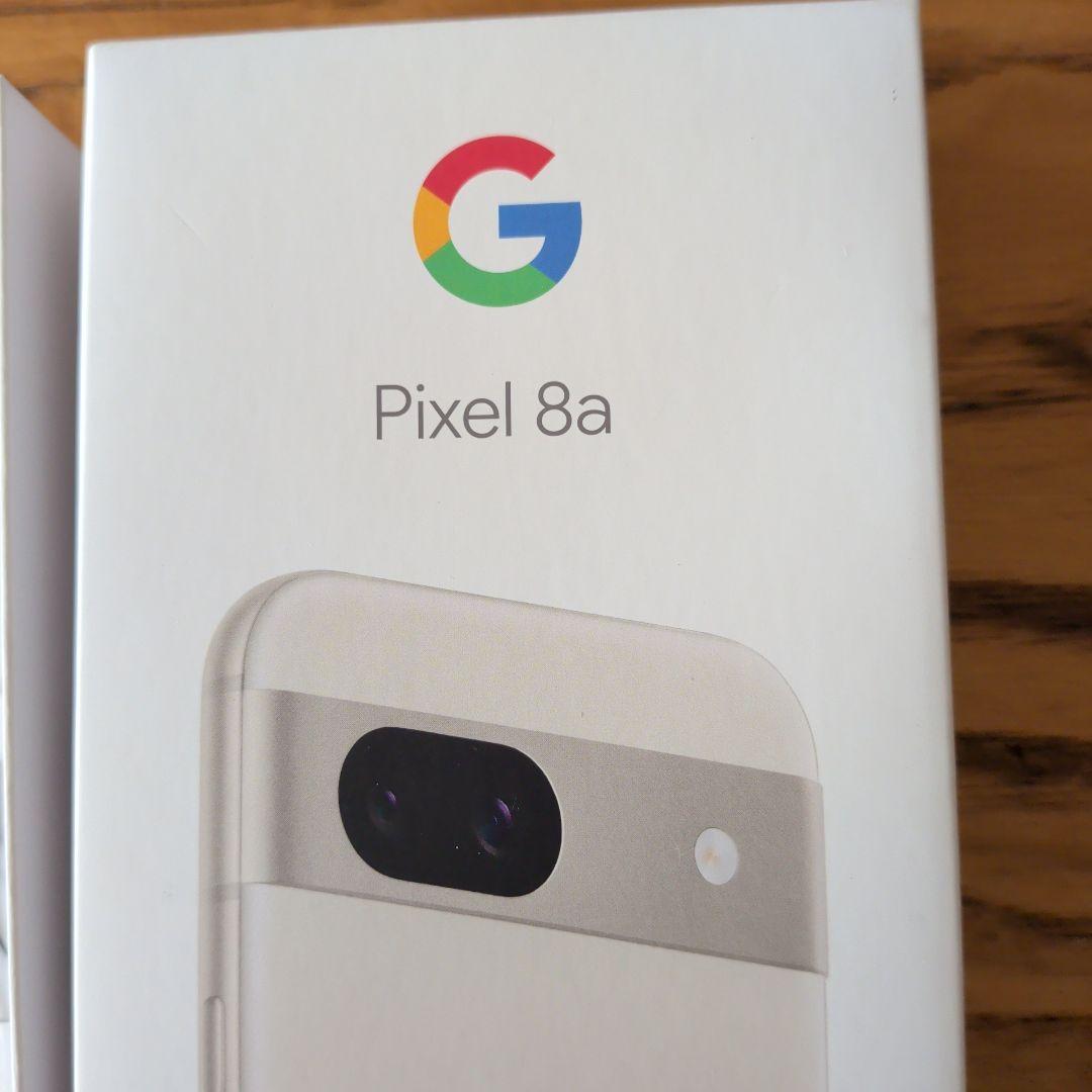 Google Pixel 8a ホワイト 本体、美品、Porcelain