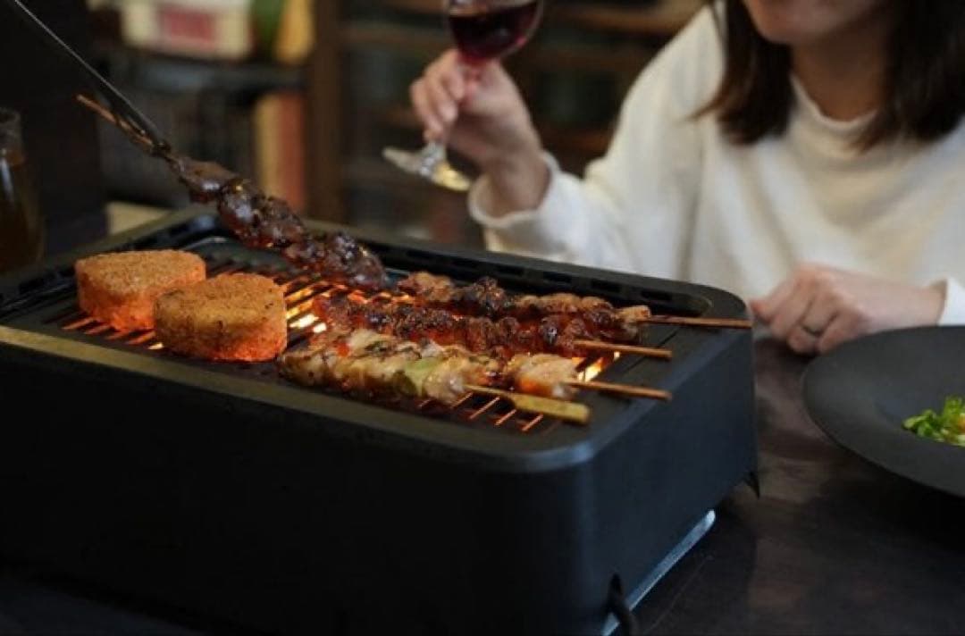 GLAMP(グランプ) 超少煙グリル SG-01 ブラック 新品未開封