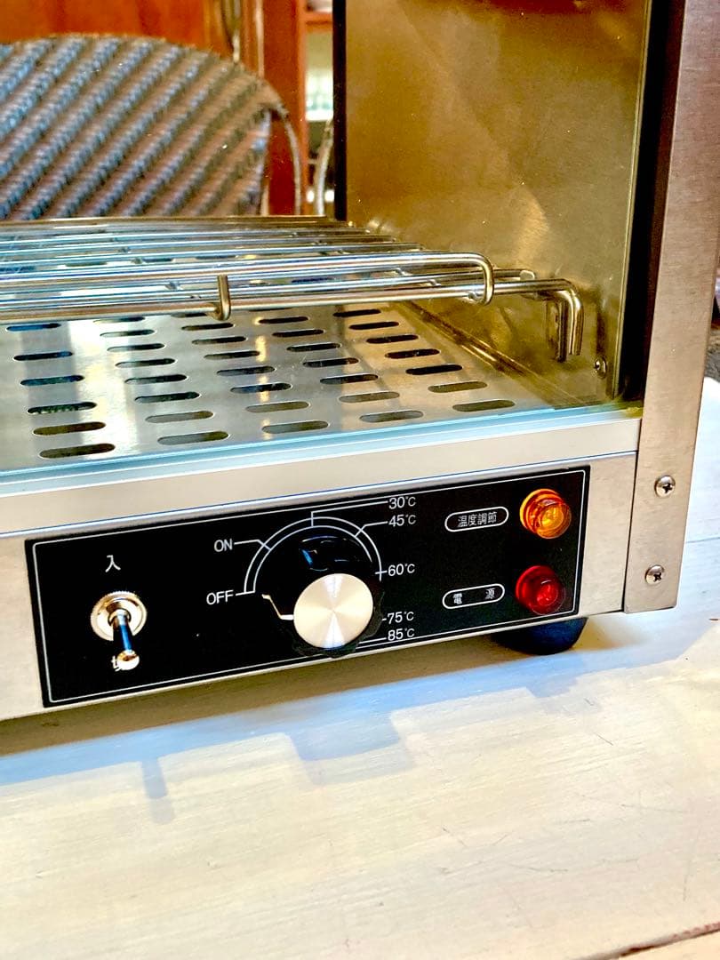 ガラス製ホットショーケース 中型 3段