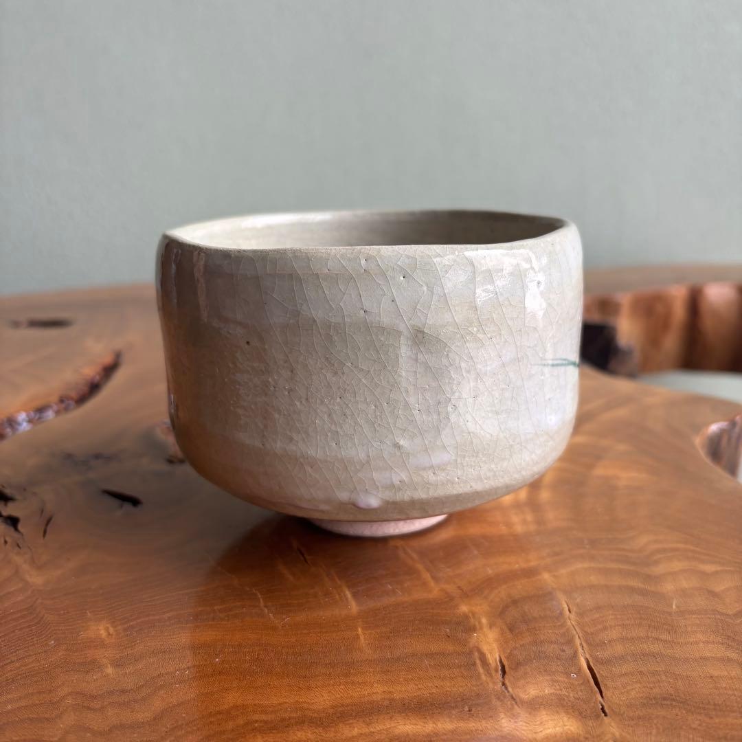 楽焼 吹寄 紅葉 御勅題「母」 吉村楽入 楽入窯 抹茶碗 茶道具 共箱（95t）