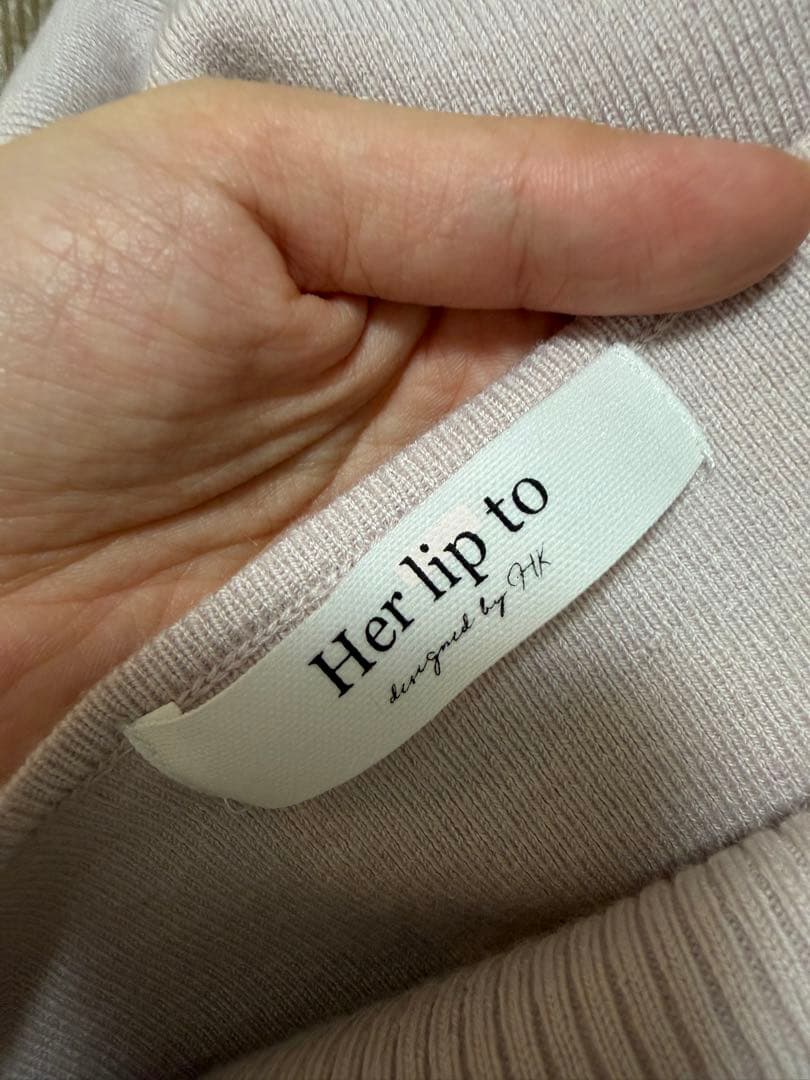 herlipto Flared Sleeve Knit Set アンサンブル M