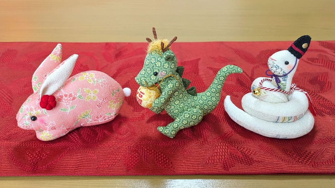 【 十二支の吊るし飾り 】ちりめん細工 干支