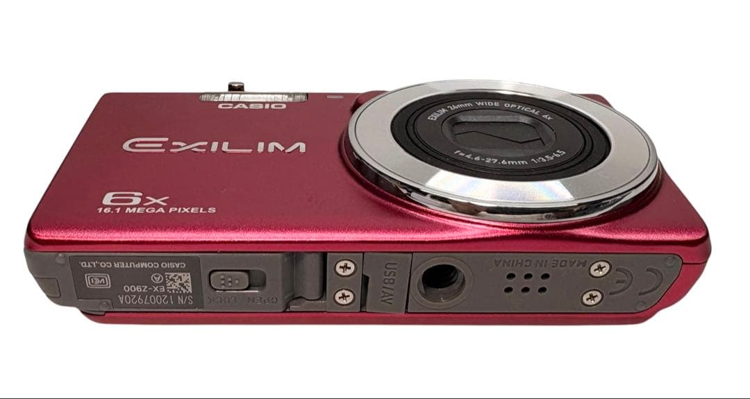 【極美品】CASIO EXILIM EX-Z900 レッド デジタルカメラ