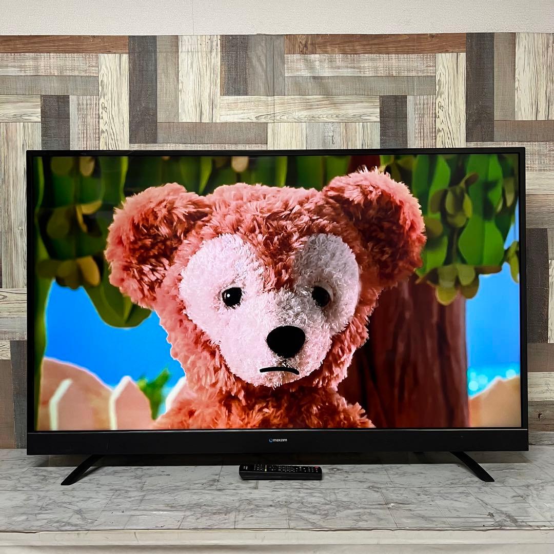即日受渡❣️全国送料込MAXZEN55型4K液晶テレビゲームモード外付HDD対応