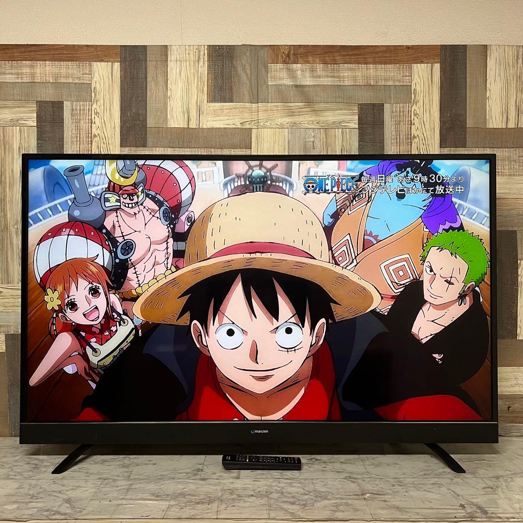 即日受渡❣️全国送料込MAXZEN55型4K液晶テレビゲームモード外付HDD対応