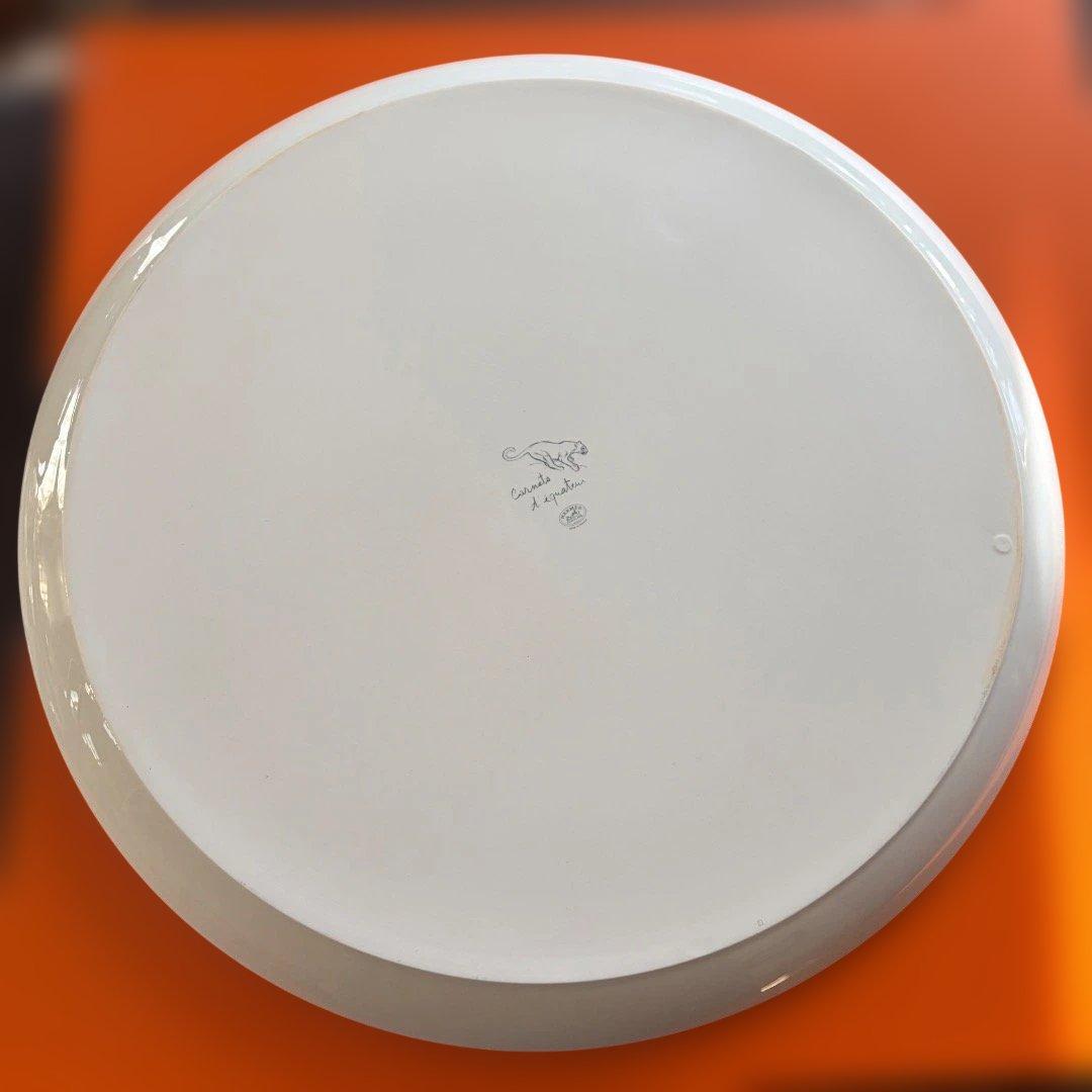 HEMES エルメス　赤道直下のスケッチ　45cm　ラージラウンドトレー