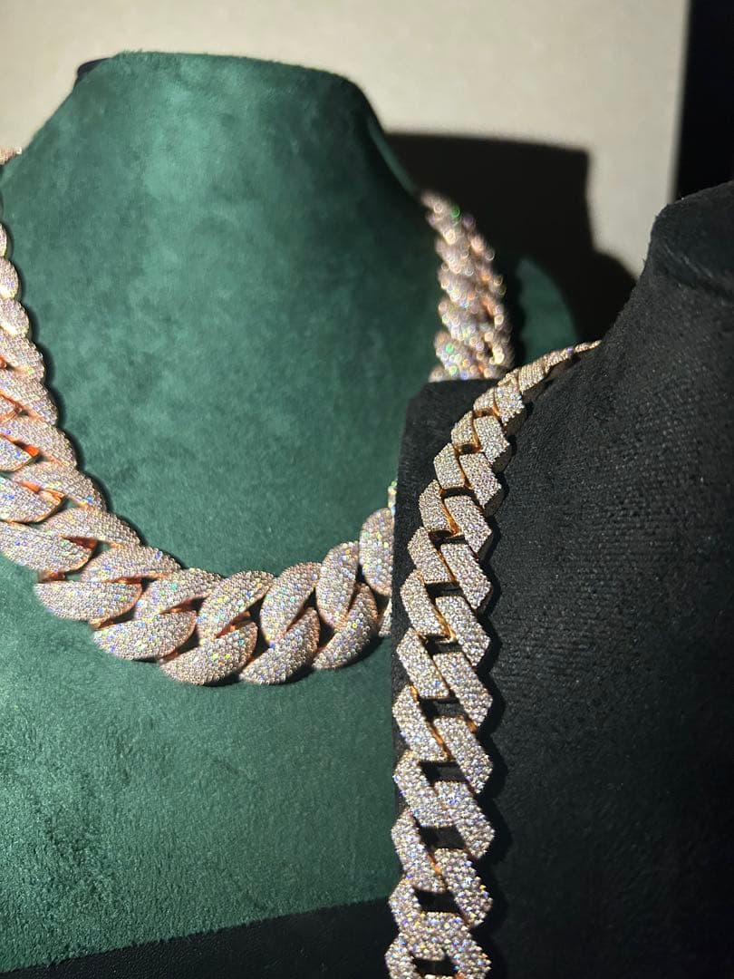 Miamiネックレス　18ミリ　ゴールド