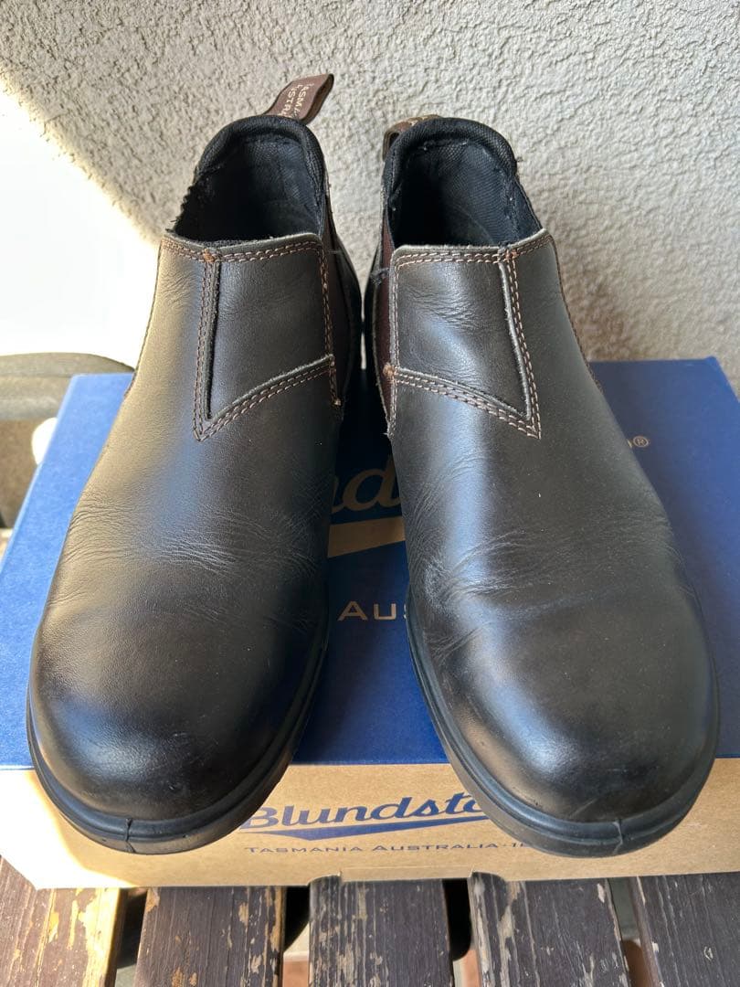 Blundstone ORIGINALS サイドゴアブーツ ダークブラウン